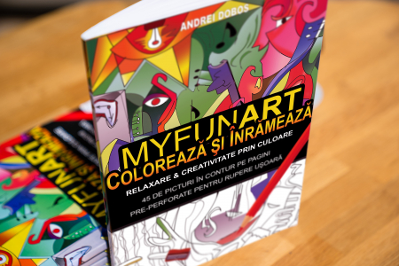 Carte de colorat pentru adulti: Coloreaza si Inrameaza [2]