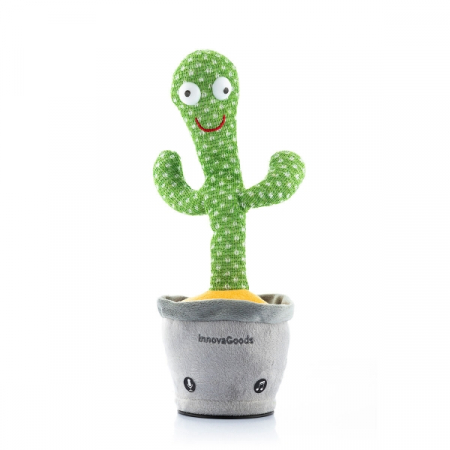 Cactusul dansator si vorbitor cu muzica si LED-uri multicolore Pinxi [3]