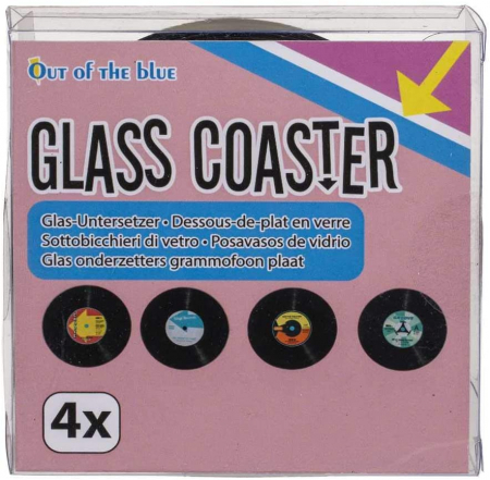 Coasters Vinyl Retro sticla [3]