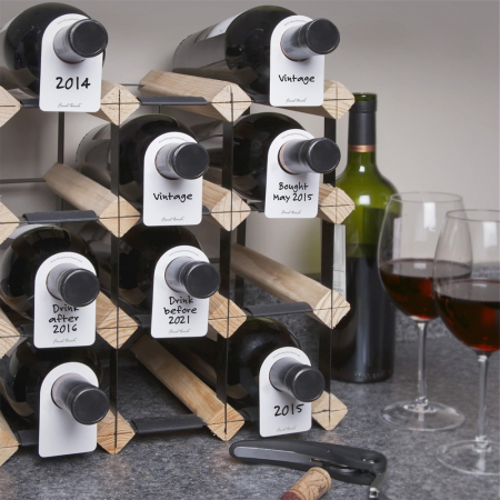 Decantoare bauturi - Etichete pentru Sticle de Vin Final Touch™ - Set 48 bucati