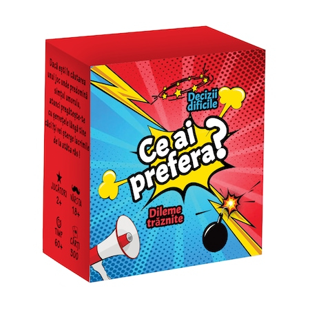 Joc De Carti Pentru Petreceri - Ce Ai Prefera? Decizii imposibile [0]