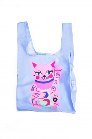 Geanta reutilizabila medie model Lucky Cat [1]