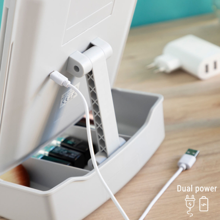 Oglinda cu leduri si organizator de make-up [5]