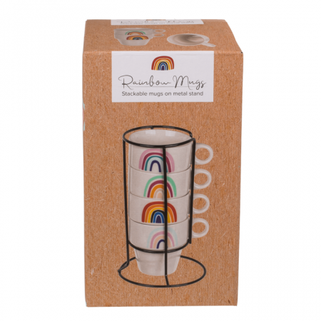 Set 4 cani Model Rainbow + suport metalic [4]