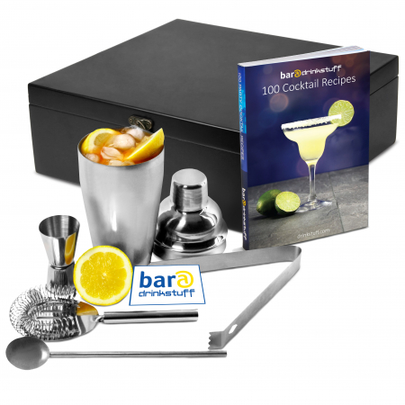 Lichidare de stocuri - Cocktail Shaker - 5 piese + 100 Retete de cocktail