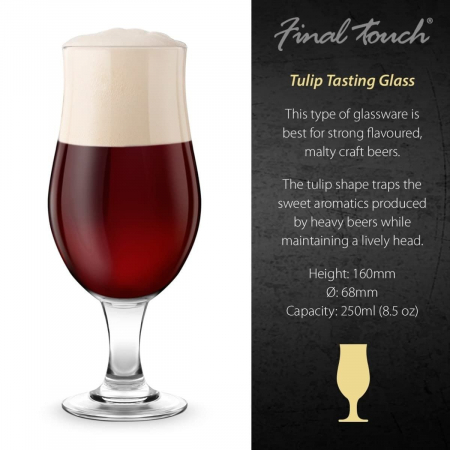 Set pahare degustare bere - 6 piese + paleta servire [5]