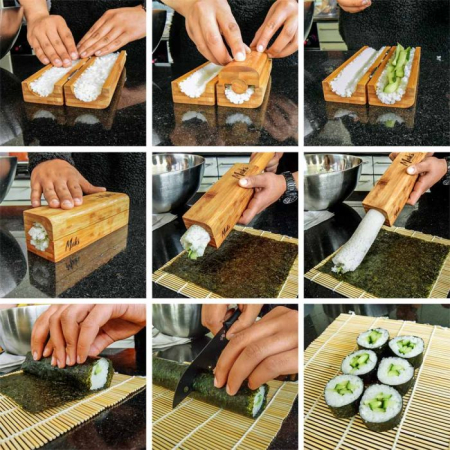 Kit pentru preparare sushi din bambus - Maki Master [2]