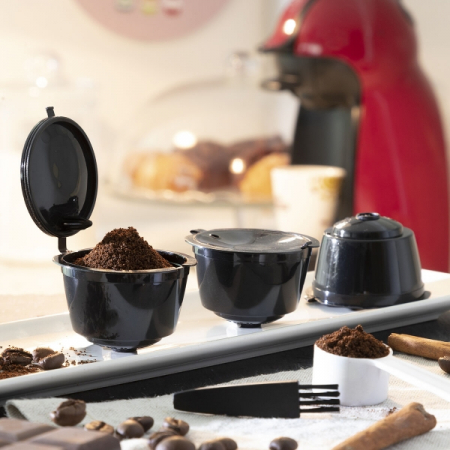 Buget 60 lei - Set de 3 capsule de cafea reutilizabile