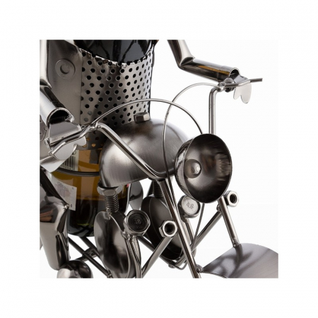 Suport sticle de vin Motociclist [3]