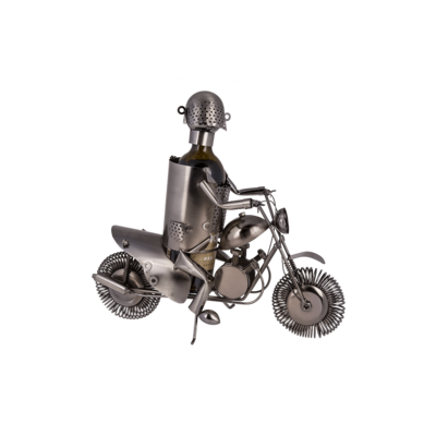 Suport sticle de vin Motociclist [6]