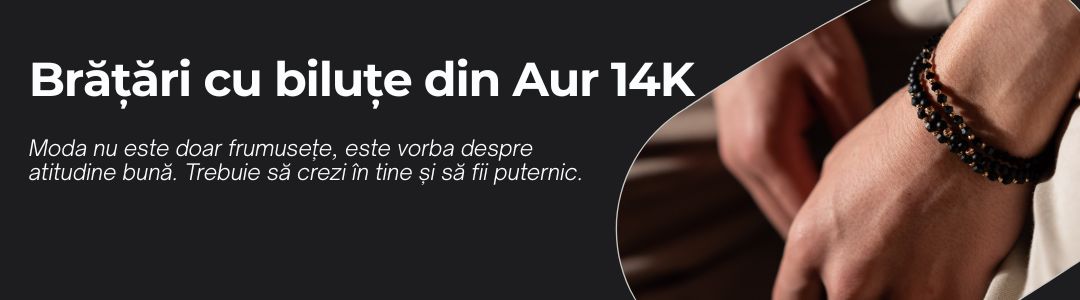 Bratari cu bilute de aur