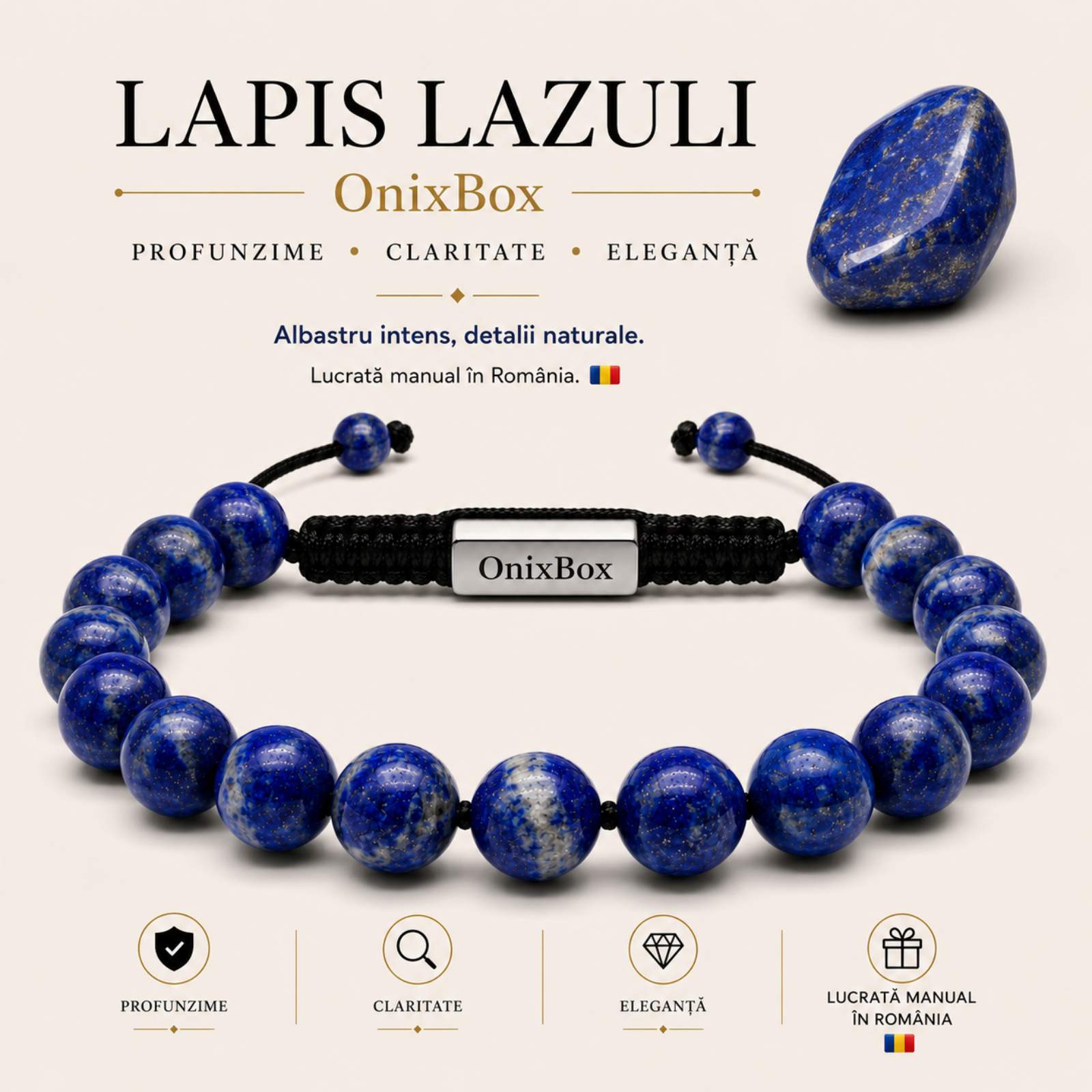 Lapis lazuli: proprietăți, semnificație, zodii și alegerea unei brățări