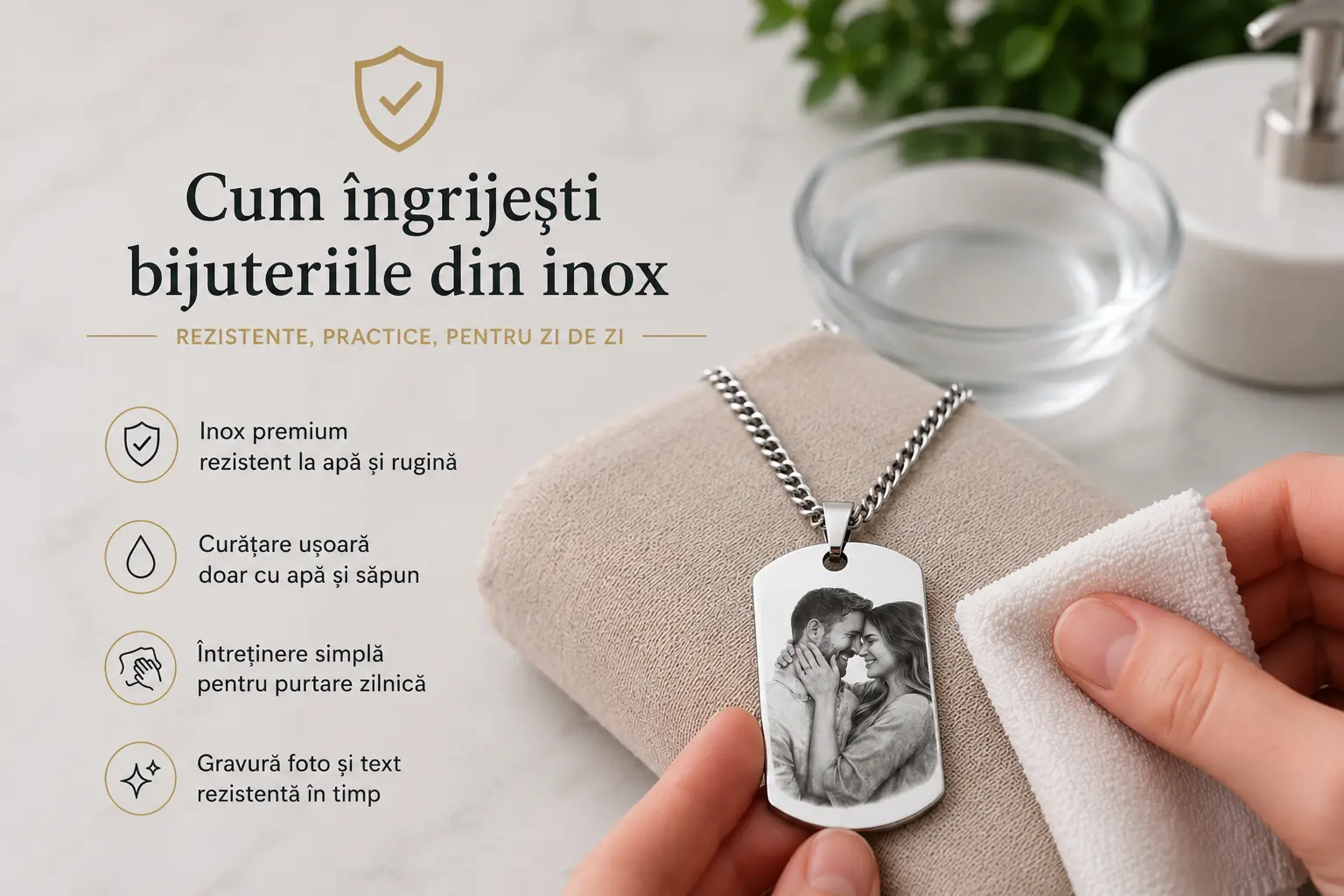 Cum îngrijești bijuteriile din inox și de ce rezistă atât de bine