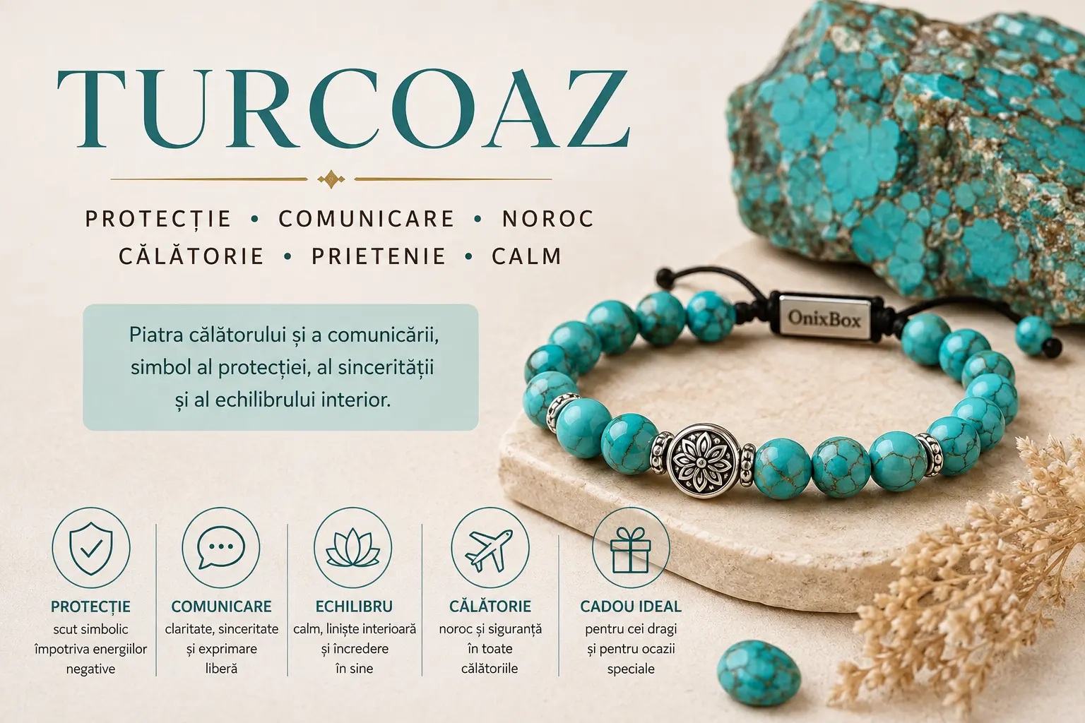 Piatra Turcoaz: Proprietăți, Semnificație și Zodii