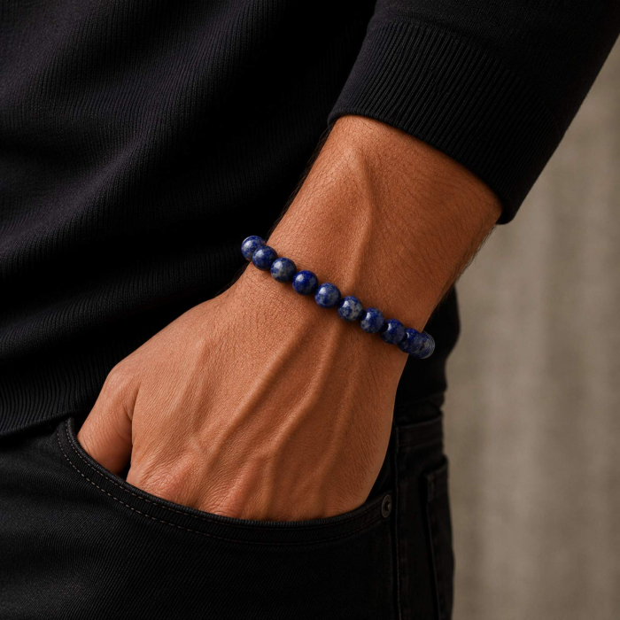 Brățară Lapis Lazuli pentru Bărbați – Claritate, Profunzime și Eleganță [2]