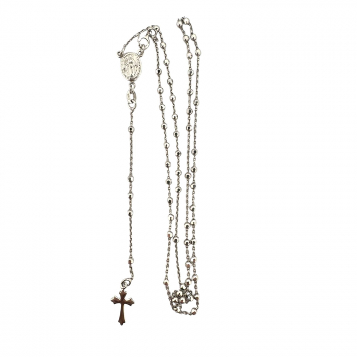 Rozariu din Argint 925, Unisex – Lungime 60 cm, Bijuterie Spirituală și Elegantă [10]