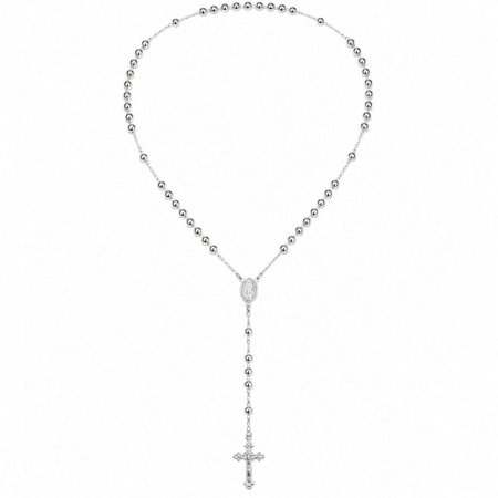 Rozarii - Rozariu Bărbați Argint 925 - Bile de 5mm, Lungime 70 cm