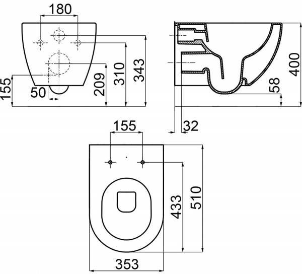 Pachet Complet Sistem WC Suspendat Geberit + Ravak Uni Chrome RimOFF - Gata de Montaj - Cadru fixare + Rezervor Ingropat, Clapeta Crom, Vas WC si Capac WC  Softclose [25]
