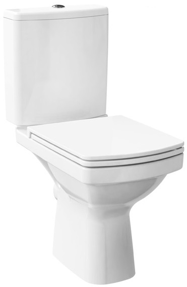 Pachet Complet Toaleta Cersanit Easy CleanON - Vas WC, Rezervor, Armatura, Capac Softclose, Set de Fixare [1]