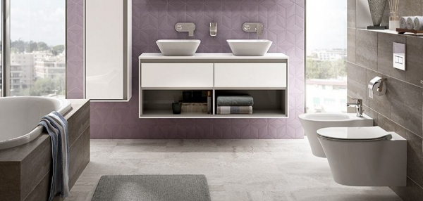 Pachet Complet Toaleta Ideal Standard Connect Air Aquablade Back-to-Wall - Vas WC, Rezervor, Armatura, Capac Slim, Set de Fixare [2]