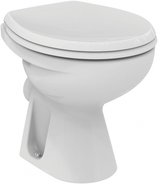 Vas WC pe pardoseala Ideal Standard Eurovit - Pentru rezervor la semi-inaltime - Scurgere laterala [1]