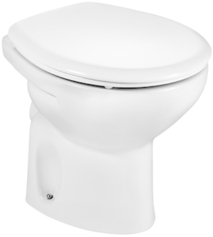 Vas WC pe pardoseala Roca Victoria - Pentru rezervor la semi-inaltime - Scurgere laterala [1]