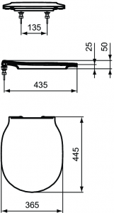 Capac WC Ideal Standard Connect Air - Slim [1]