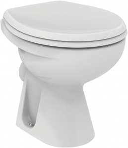 Vas WC pe pardoseala Ideal Standard Eurovit - Pentru rezervor la semi-inaltime - Scurgere laterala [0]