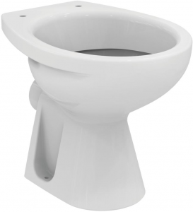 Vas WC pe pardoseala Ideal Standard Eurovit - Pentru rezervor la semi-inaltime - Scurgere laterala [1]