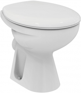 Vas WC pe pardoseala Ideal Standard Eurovit - Pentru rezervor la semi-inaltime - Scurgere laterala [2]