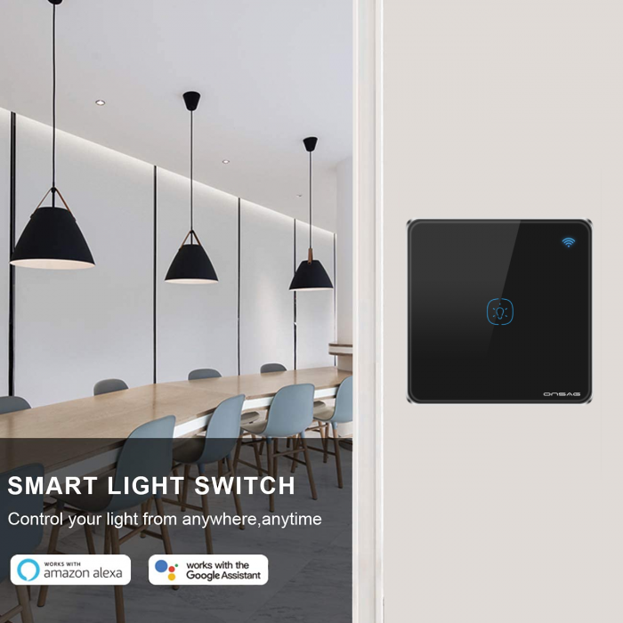 Intrerupator Smart cap scara Onsag Luxury X805 Black [4]