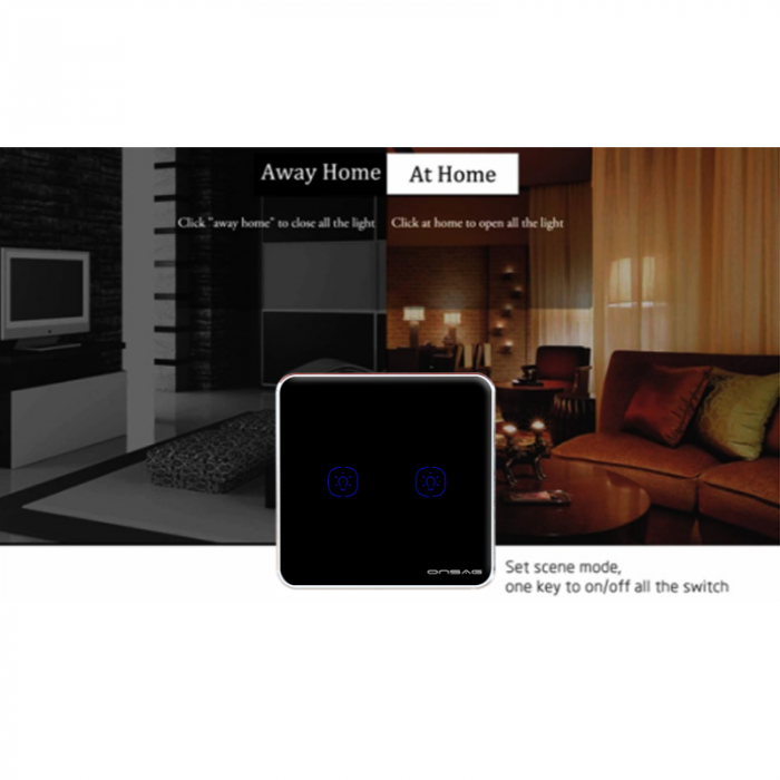 Intrerupator Smart Onsag Luxury X802 Pro Black [7]