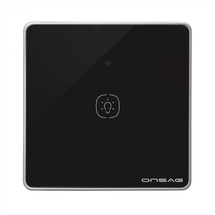 Intrerupator Smart ZigBee Onsag Luxury ZS1 Pro Black fara cablu CR2032 [5]