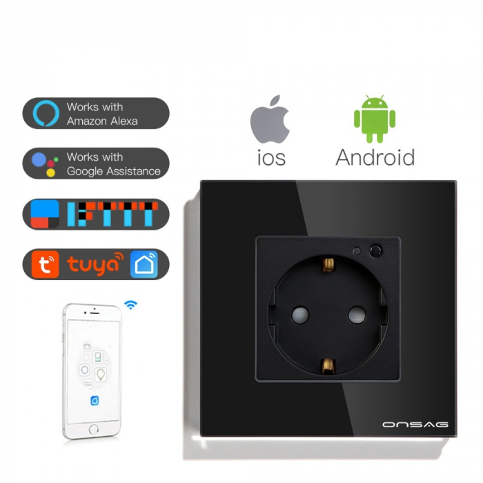 Priza Smart WiFi Onsag X301 Black [6]