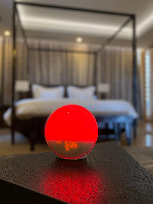 Radio FM cu ceas, Onsag Rio, 7 culori LED, Smart Wake-up light, WiFi, App control, Simulare rasarit, Sunete albe, port USB, Alexa/Google Home [6]