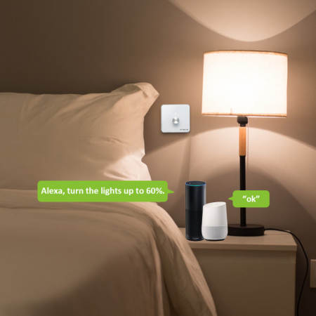 Intrerupator cu variator (Dimmer) Smart Onsag Luxury X806 White [3]