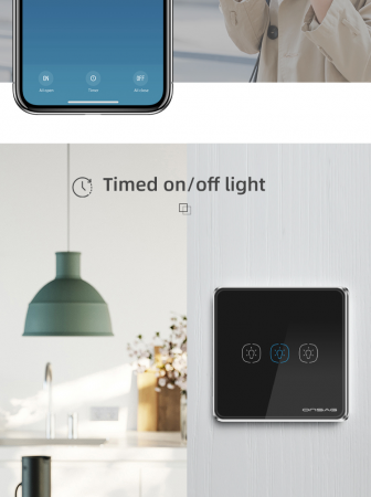 Intrerupator Smart Onsag Luxury X803 Pro Black [2]
