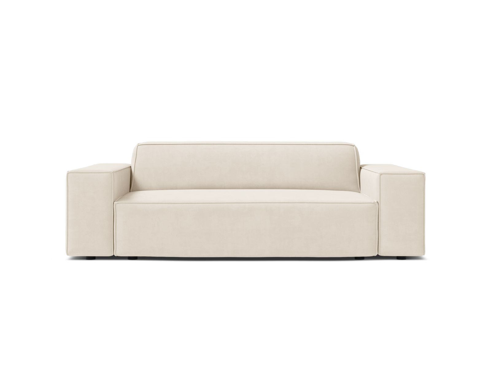 Canapea Jodie cu tapițerie din catifea