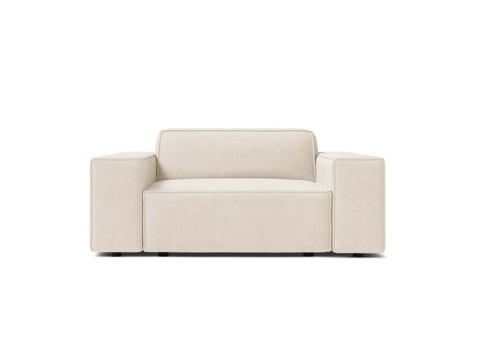 Fotoliu Jodie cu tapițerie din catifea