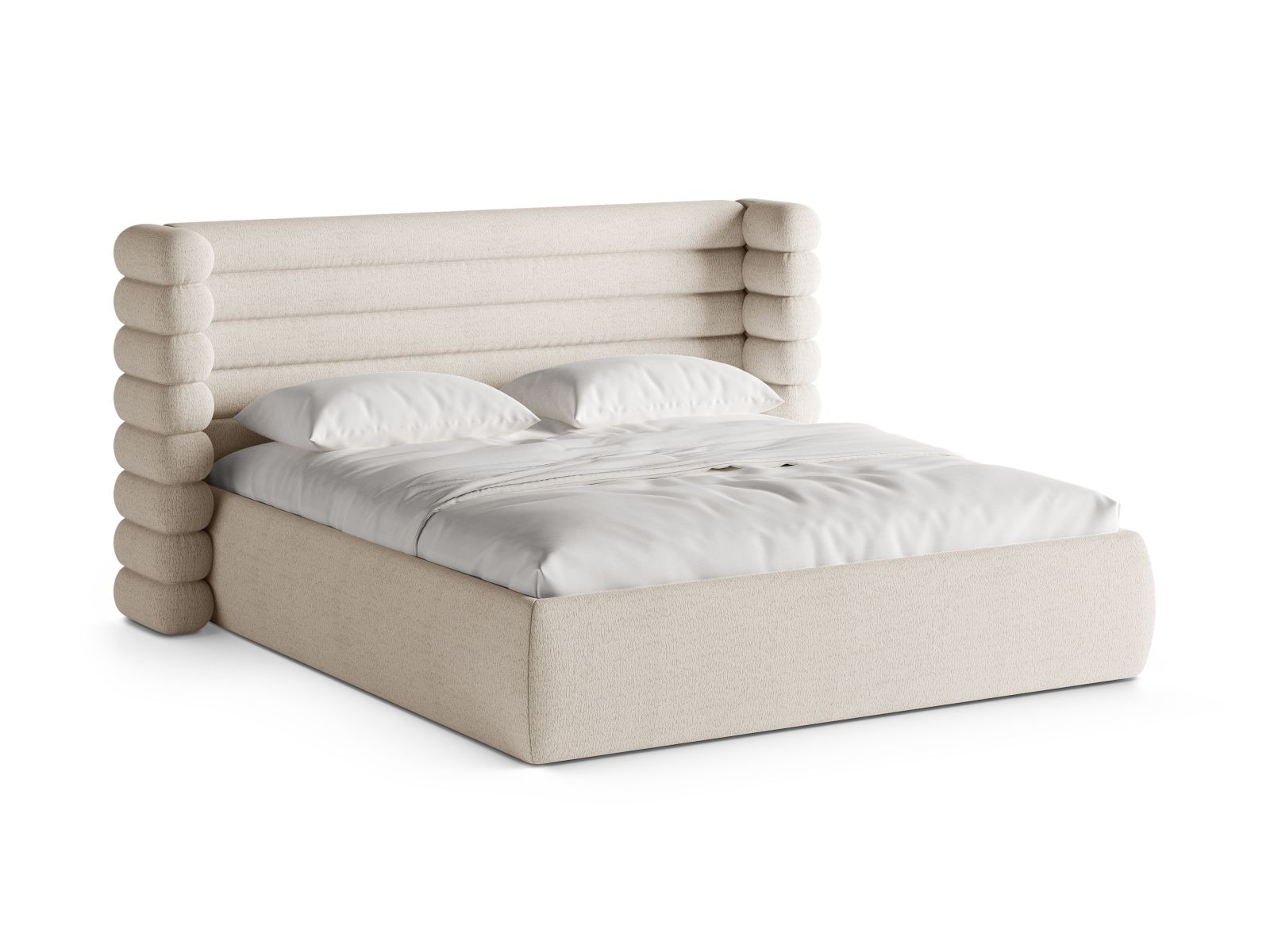 Pat Mount cu tapițerie din boucle