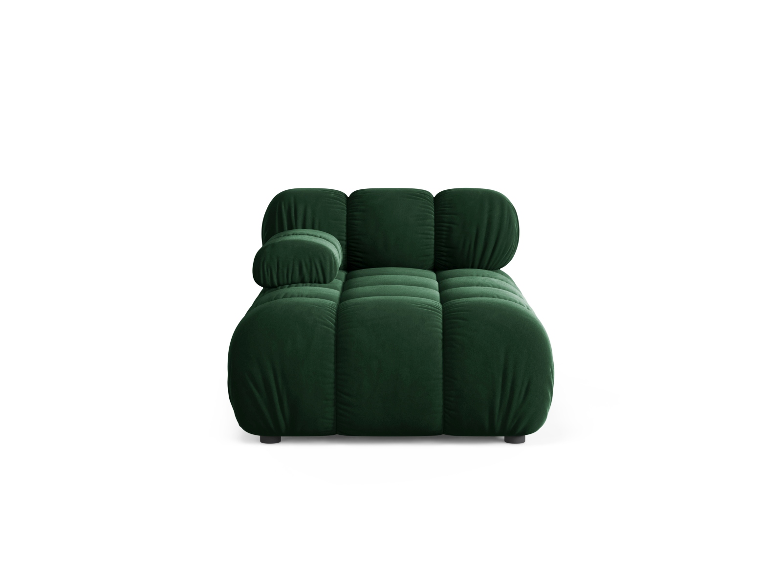 Șezlong Bellis cu tapițerie din catifea