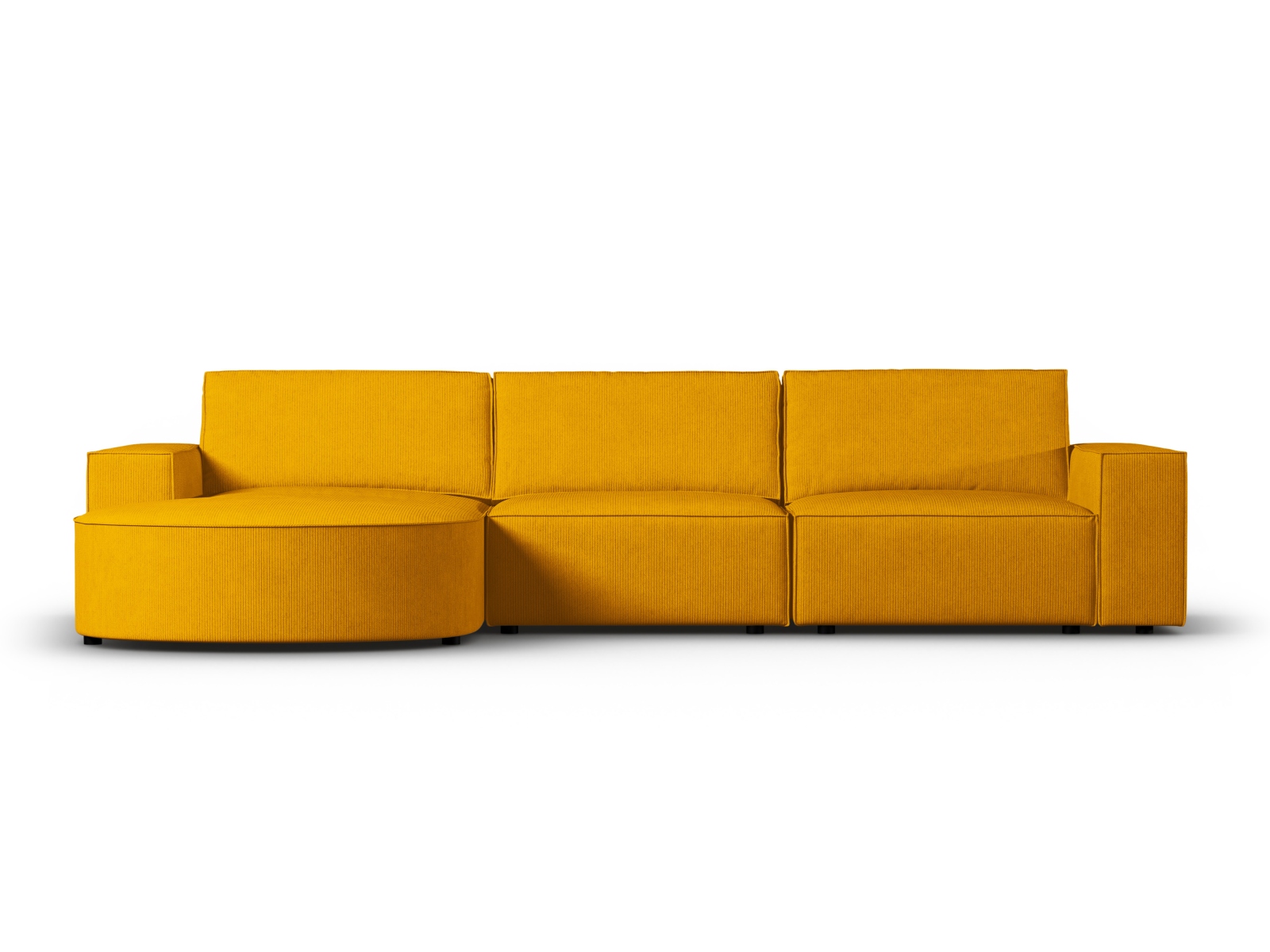 Colțar Carlo cu tapițerie din catifea