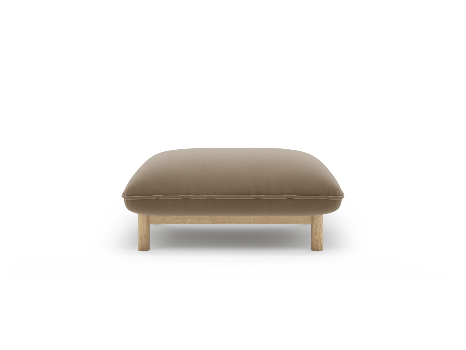 Puf Ada cu tapiterie din catifea