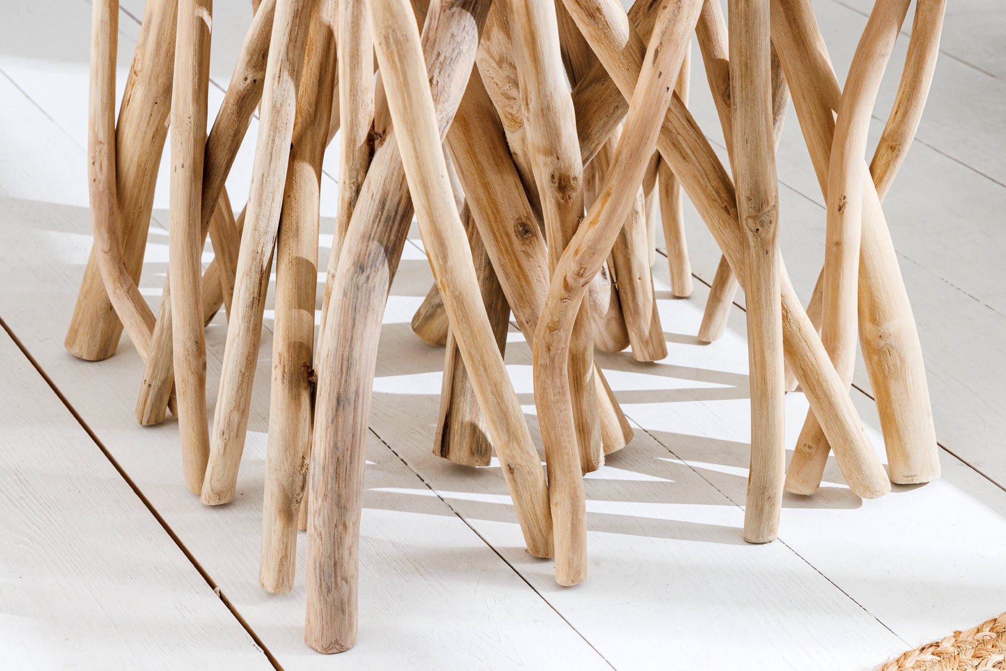 Masă laterală DRIFTWOOD 60cm lemn de tec natural [7]