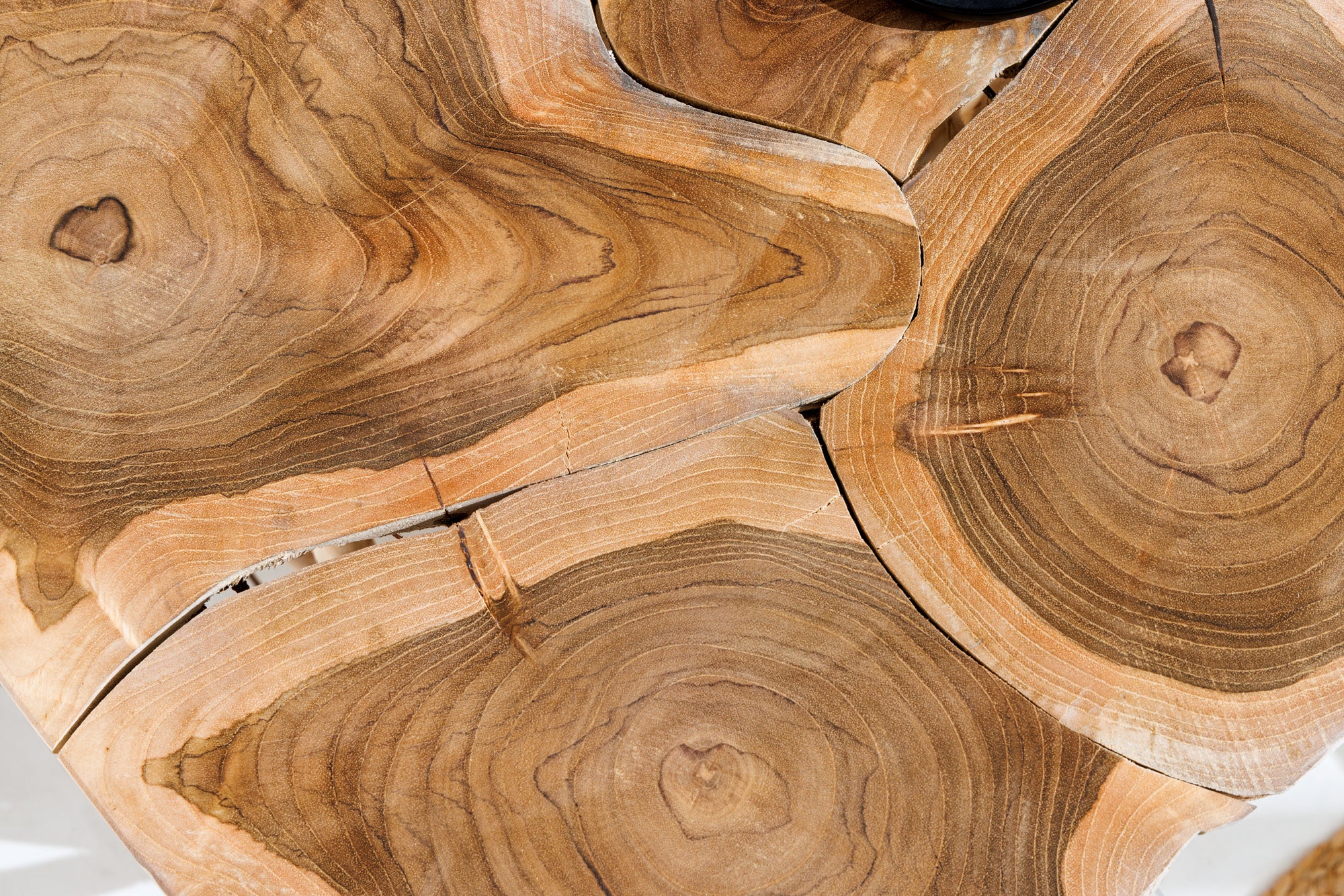 Masă laterală DRIFTWOOD 60cm lemn de tec natural [9]