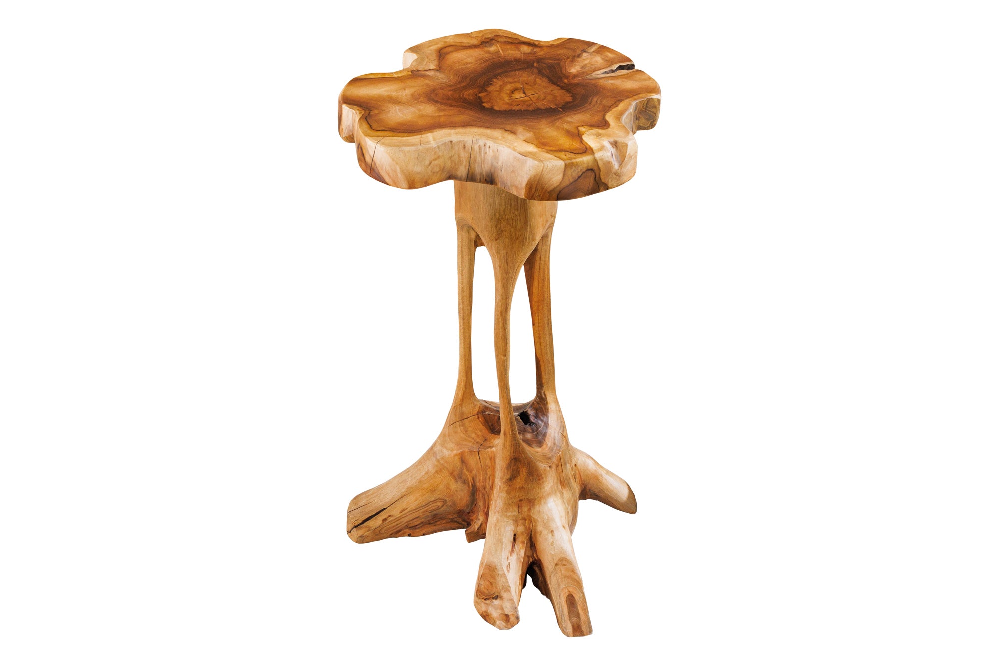 Masă laterală ROOT 70cm lemn de tec natural [0]