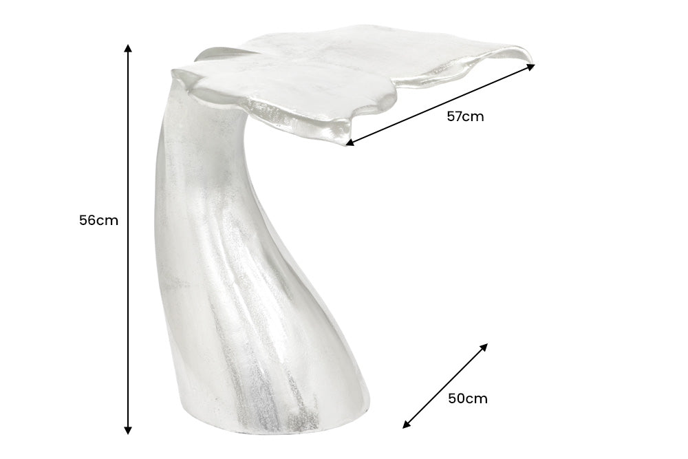 Masă laterală WILDLIFE WALFLOSSE argintie 60cm [11]