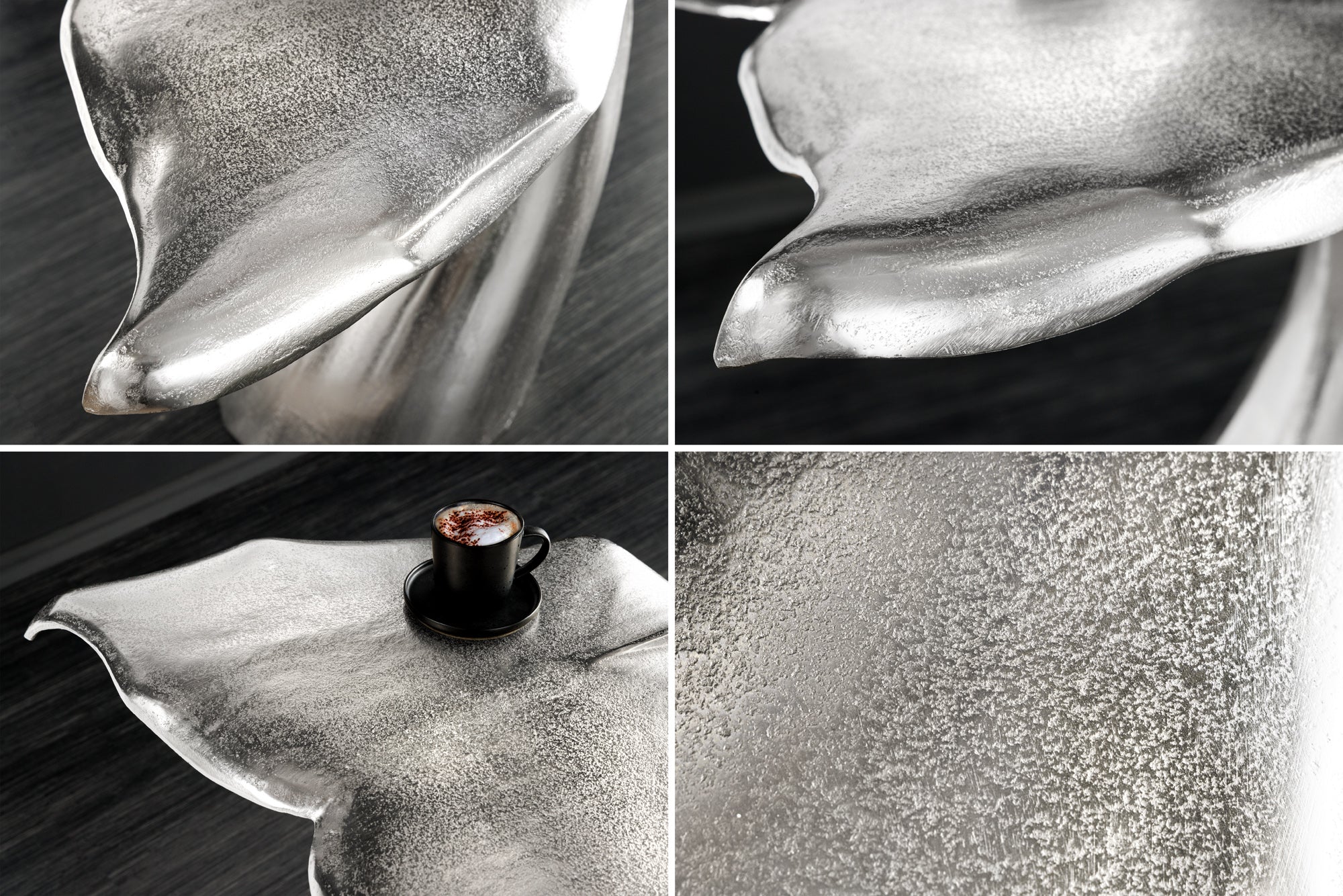 Masă laterală WILDLIFE WALFLOSSE argintie 60cm [18]