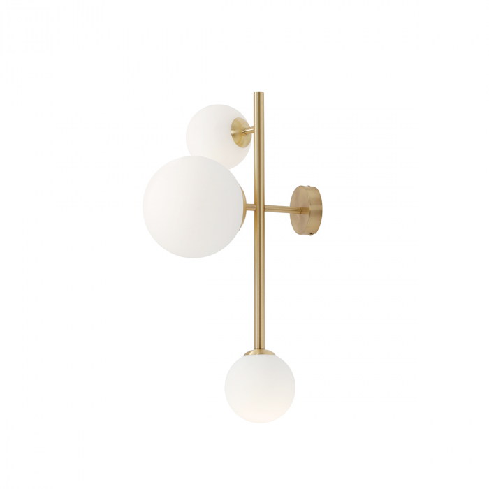 Aplică DIONE 3 becuri BRASS [8]