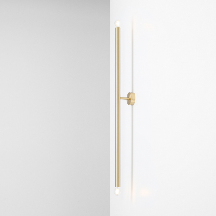 Aplică TUBO cu 2 becuri BRASS L [4]
